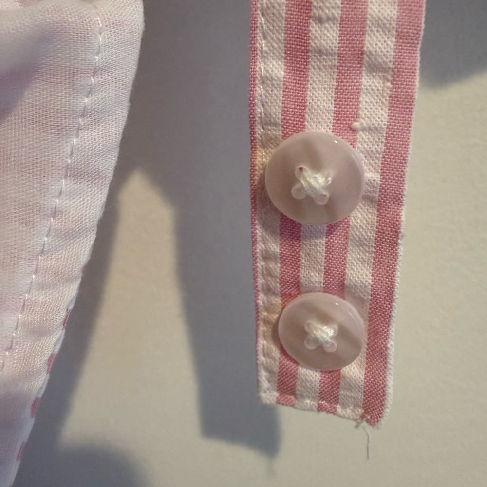 Baby Starters Girl Ist Birthday boutique style outfit crown pink stripe cupcake - Picture 6 of 9